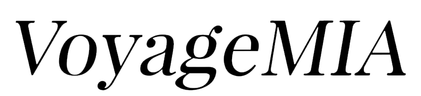 Logo of VoyageMIA with black text on a white background