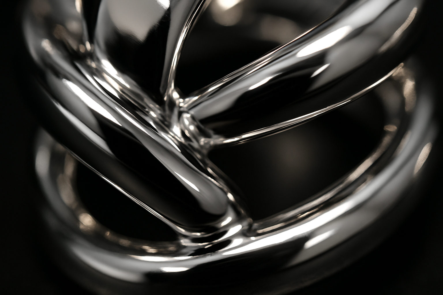 shiny rhodium plating