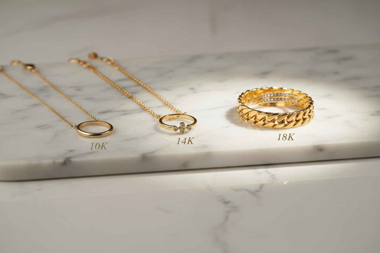 10K vs 14K vs 18K Gold: Why 18K Is the Best Choice for Jewelry