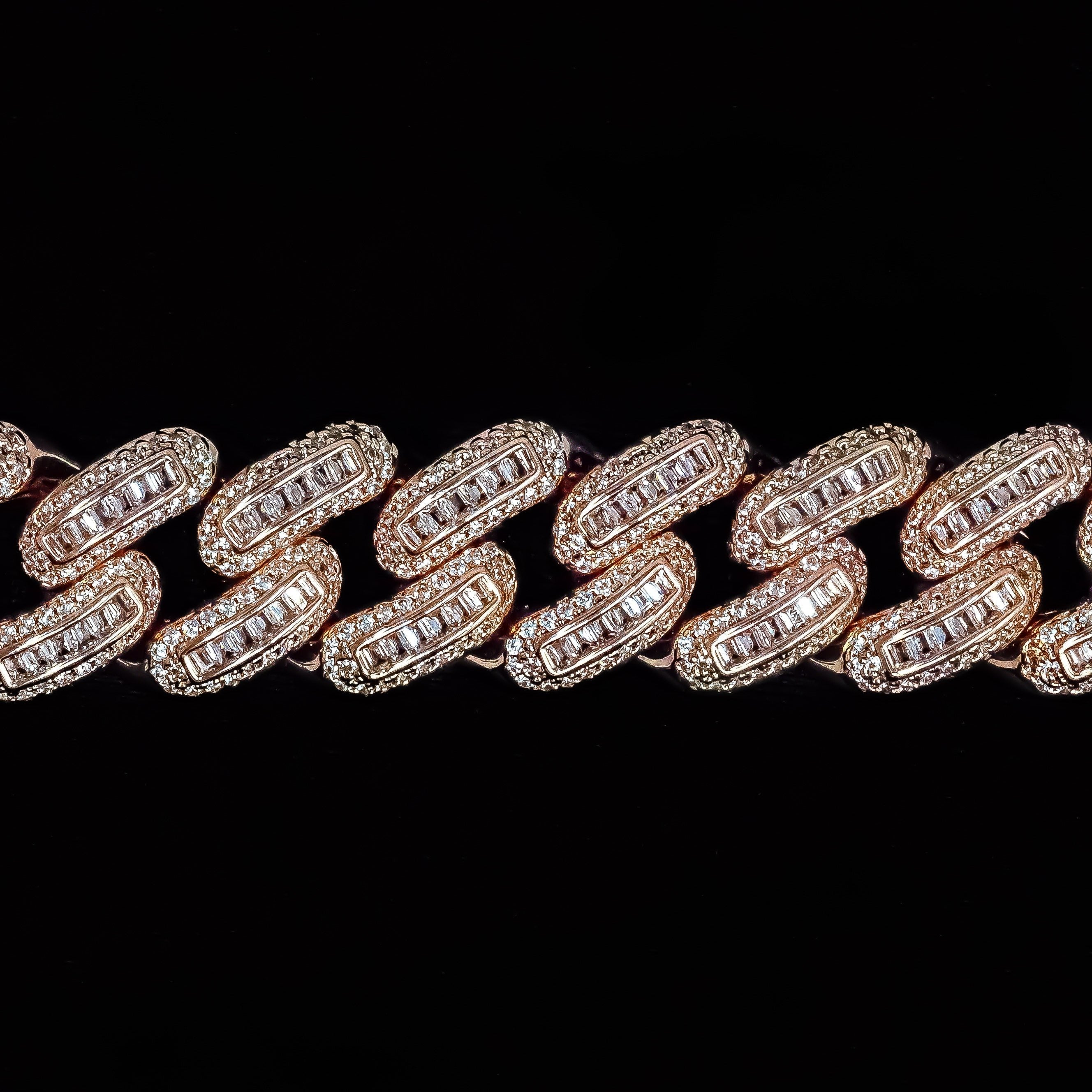 18mm Bugatti Link Choker/ Necklace in Rose Gold
