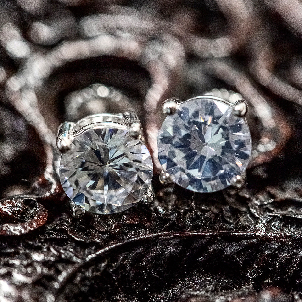 7mm Earrings in Solid 925 Silver