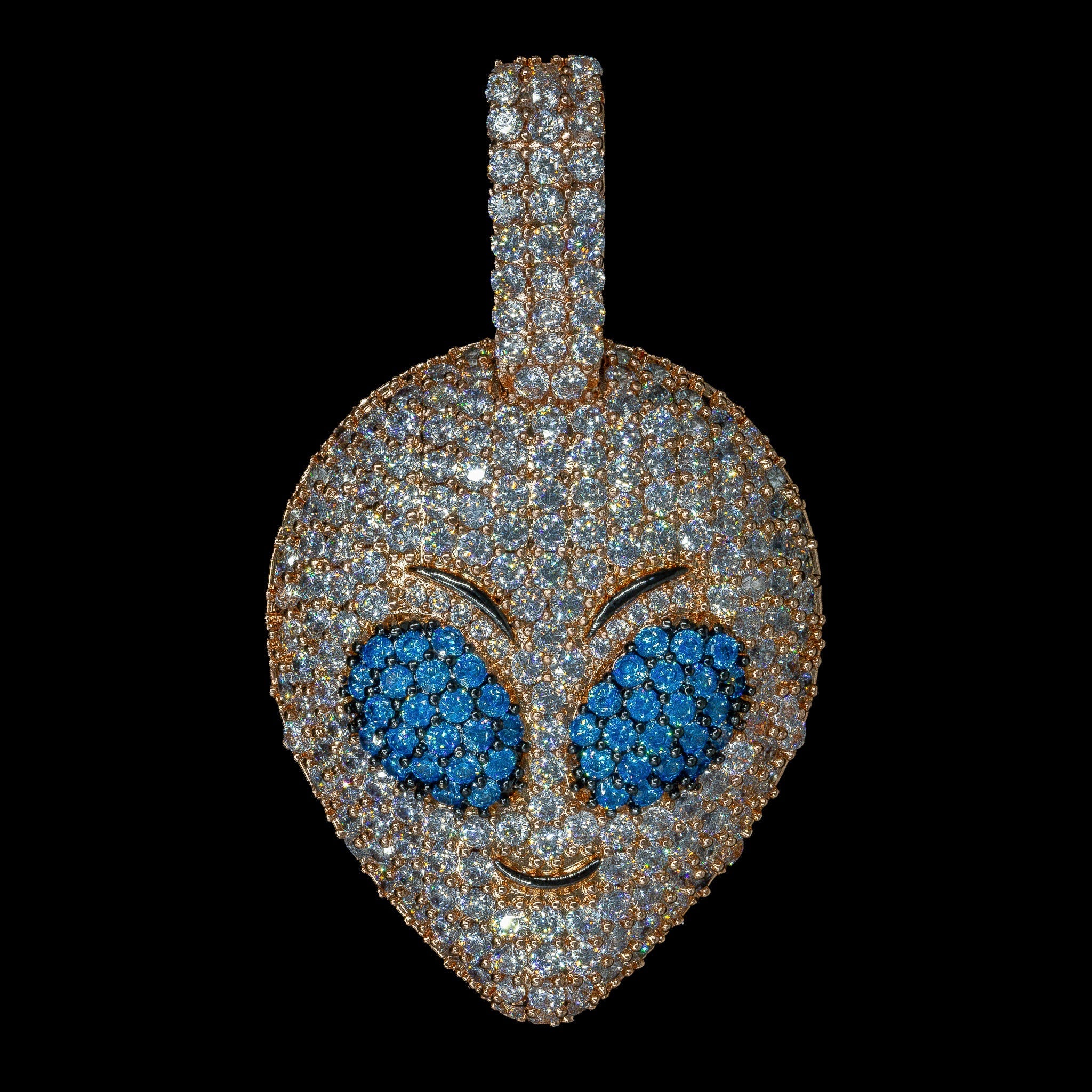 Alien Pendant in Rose Gold