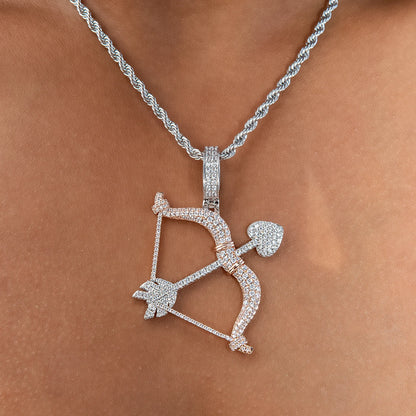 Bow And Arrow in White & Rose Gold