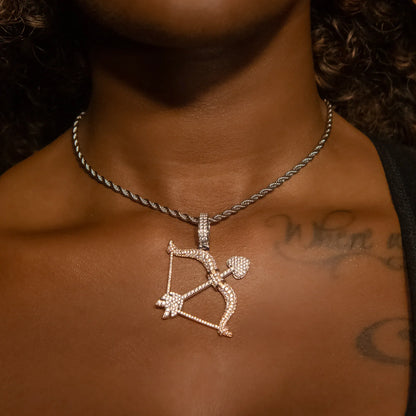 Bow And Arrow in White & Rose Gold