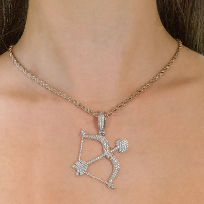 Bow And Arrow in White & Rose Gold
