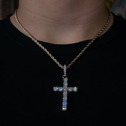Cross Pendant in Rose Gold