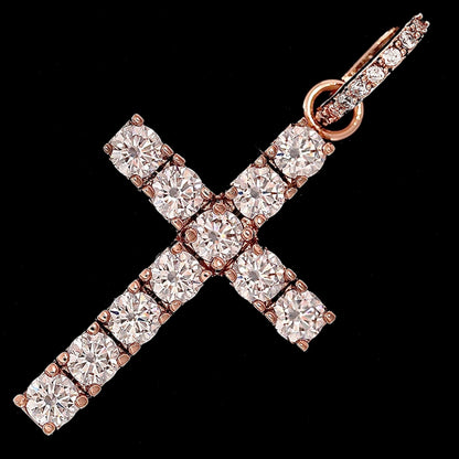 Cross Pendant in Rose Gold