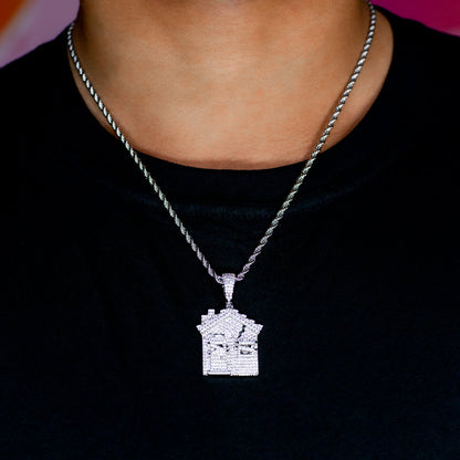 Trap House Pendant in Rose Gold