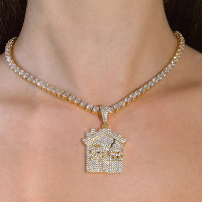Trap House in Yellow Gold