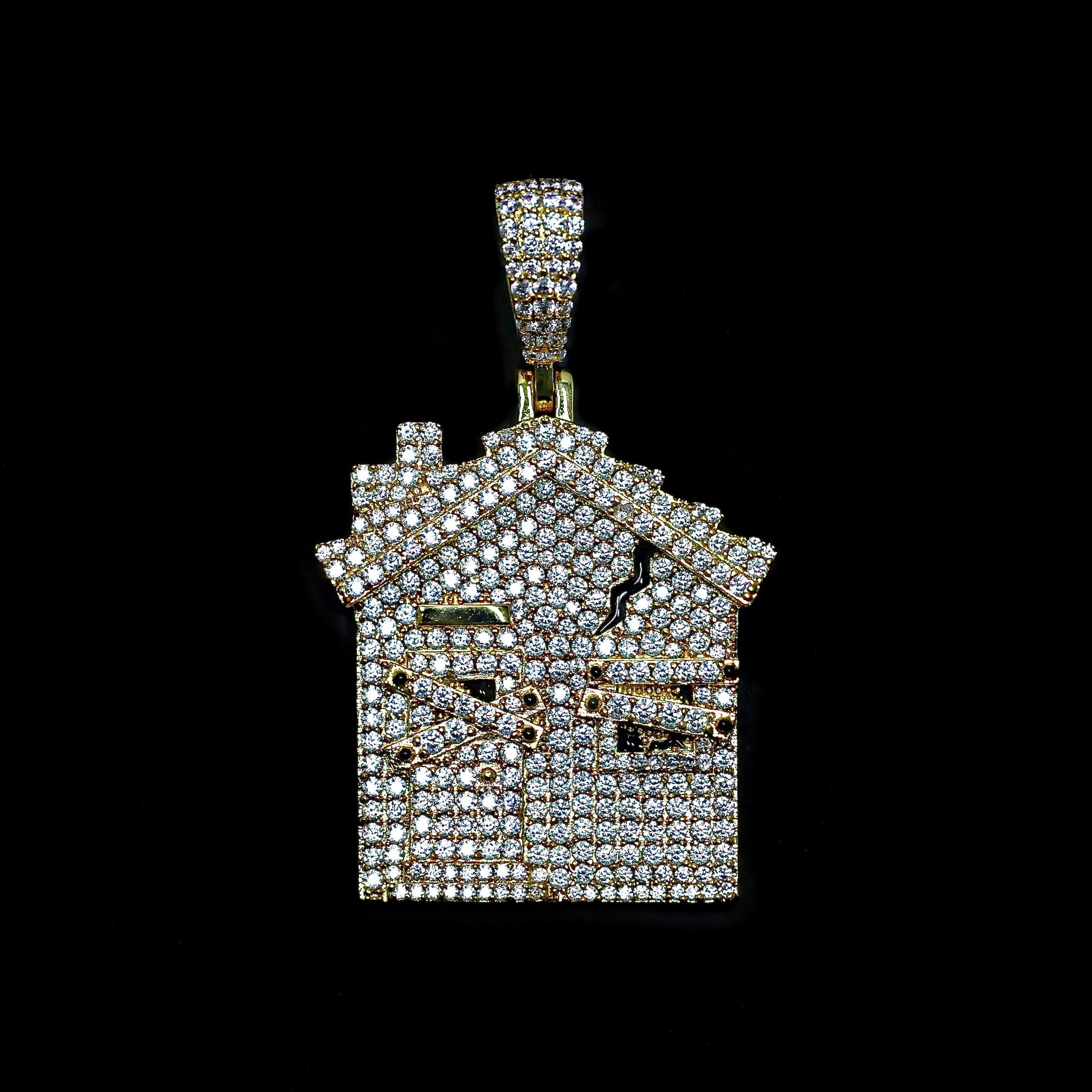 Trap House in Yellow Gold