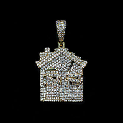 Trap House in Yellow Gold